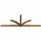 Ekena Millwork Redmond Smooth Timber Gable Bracket, Western Red Cedar, 108"W x 40"H x 3 1/2"D x 3 1/2"F, 9/12 Pitch GBW108X40X0404RED00SWR - alternate 2